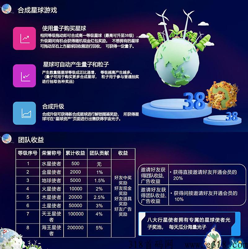量子星球，奖券模式，全网对接团队玩家，有扶持