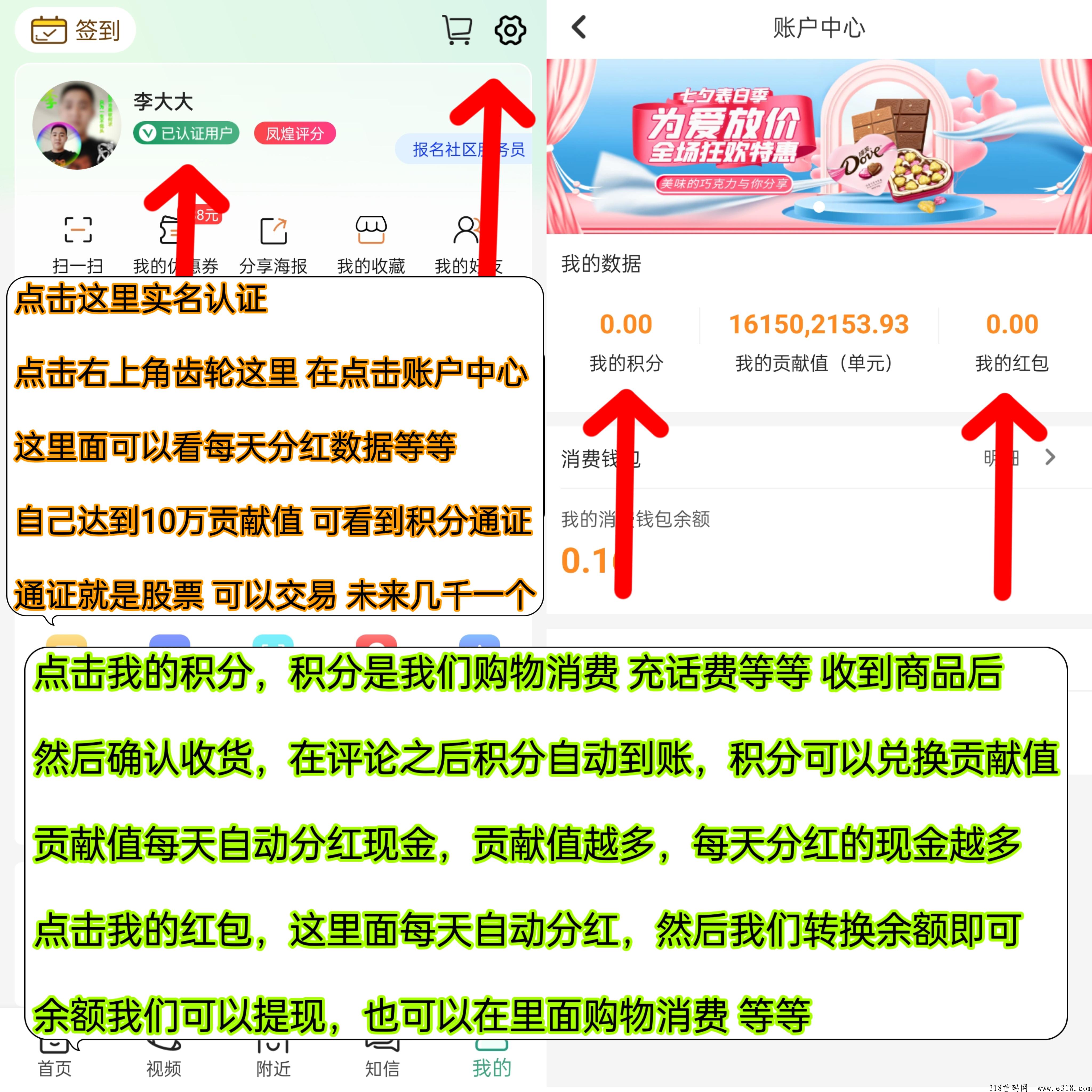 君凤煌零投，上市公司，消费的钱每天分h回来，提秒到
