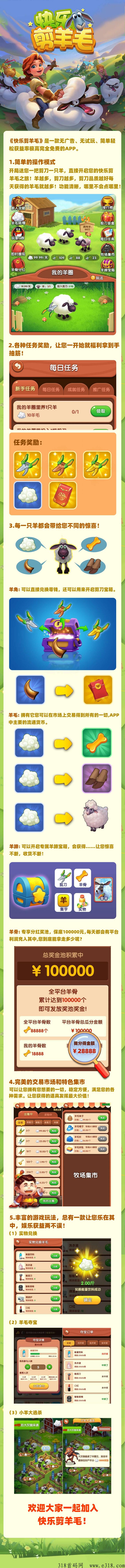 《快乐剪羊毛》欢迎团长来对接官方首码