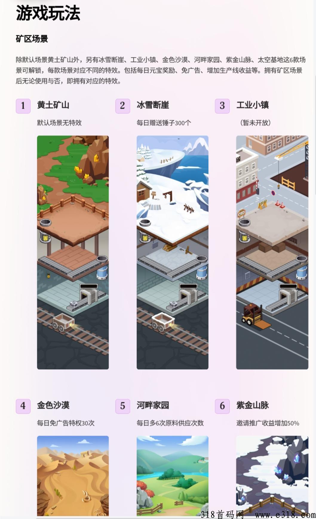 淘金城镇（庄园模式），内测结束后数据清除