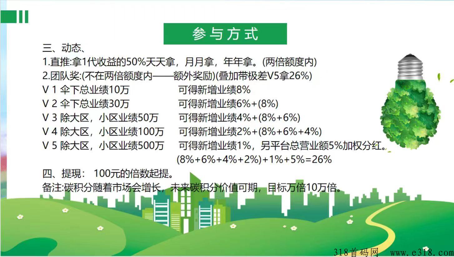 首码内测鸿善碳汇，10.11日一个碳积分265元，速度上车撸-第3张图片-首码圈