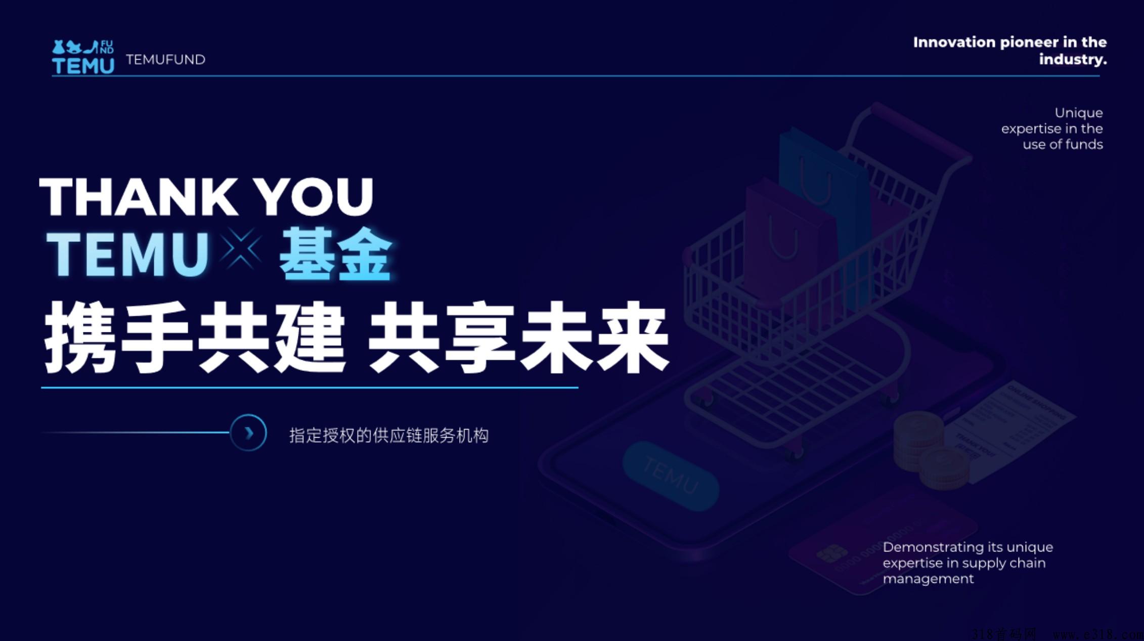 图片[11]-【各平台首創】海外拼夕夕基金TEMU，**帕点招募核心实力团队长-汇一线首码网