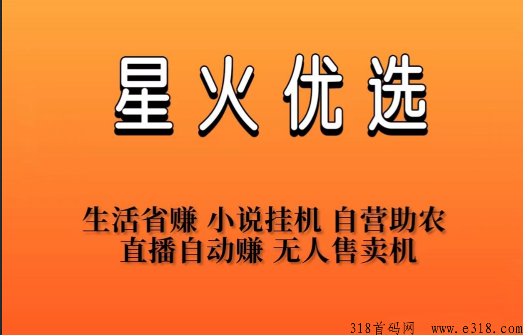 星火优选，2024年最优项目来袭，首批领导人注册扶持多多