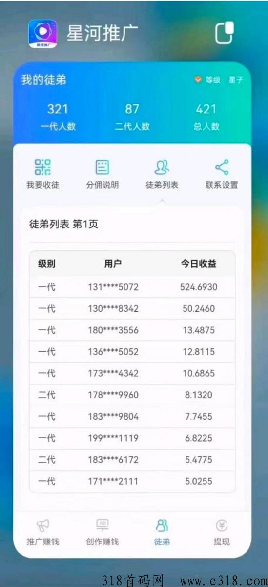 首码刚出 - 星河，空白市场，发发斗音就能賺钱，不用自己编辑视频1w播放5块，发的都是短剧正规的视频 