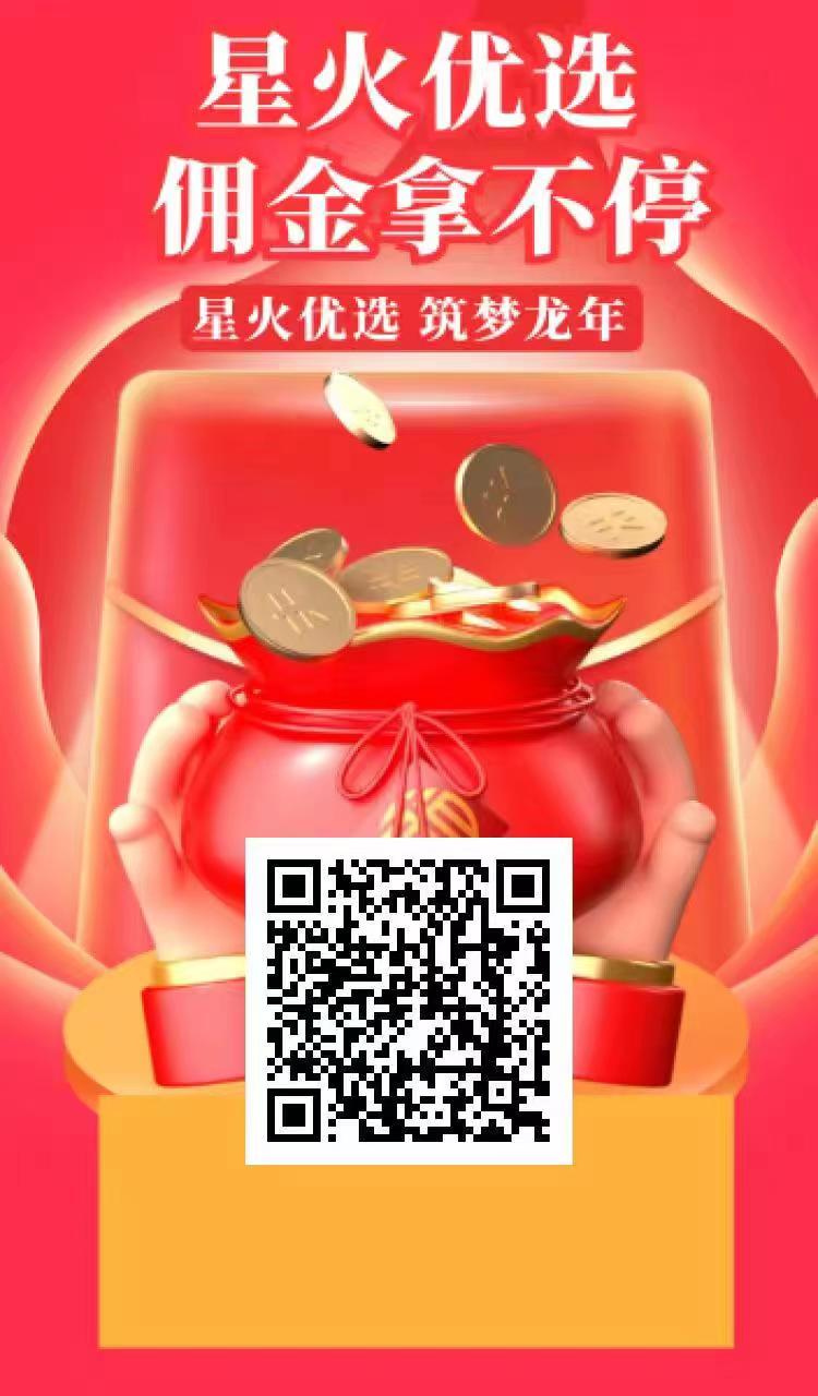 星火优选，先机，静态之王、推广最高拿无限带团队奖