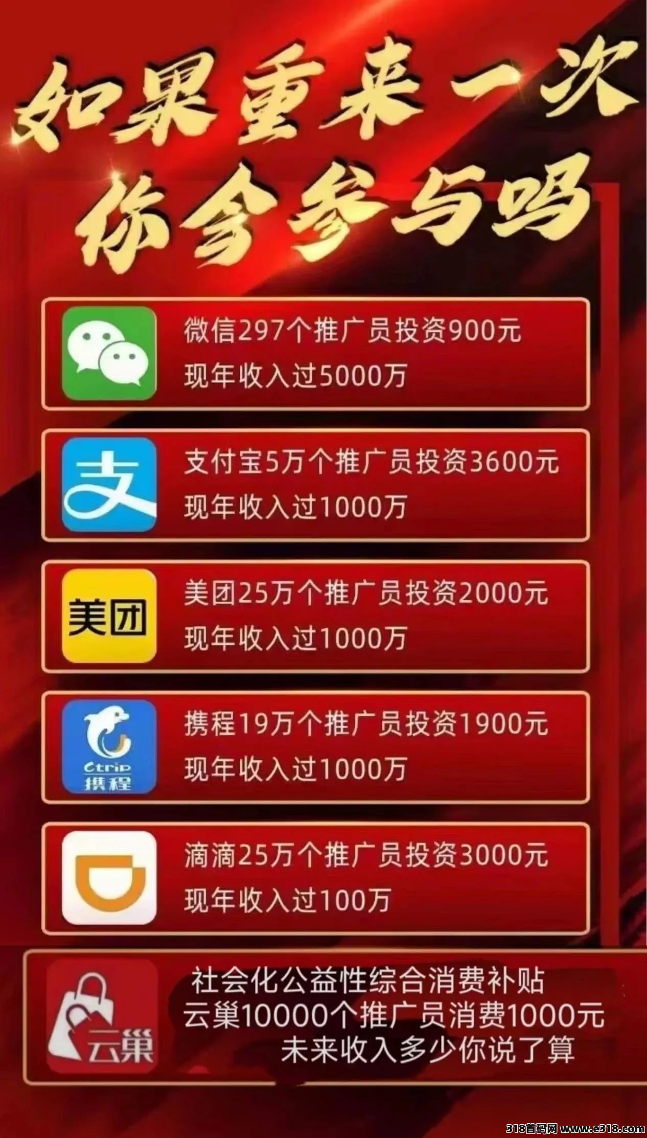 云巢首码生活刚需，消费全返，每天签到领米