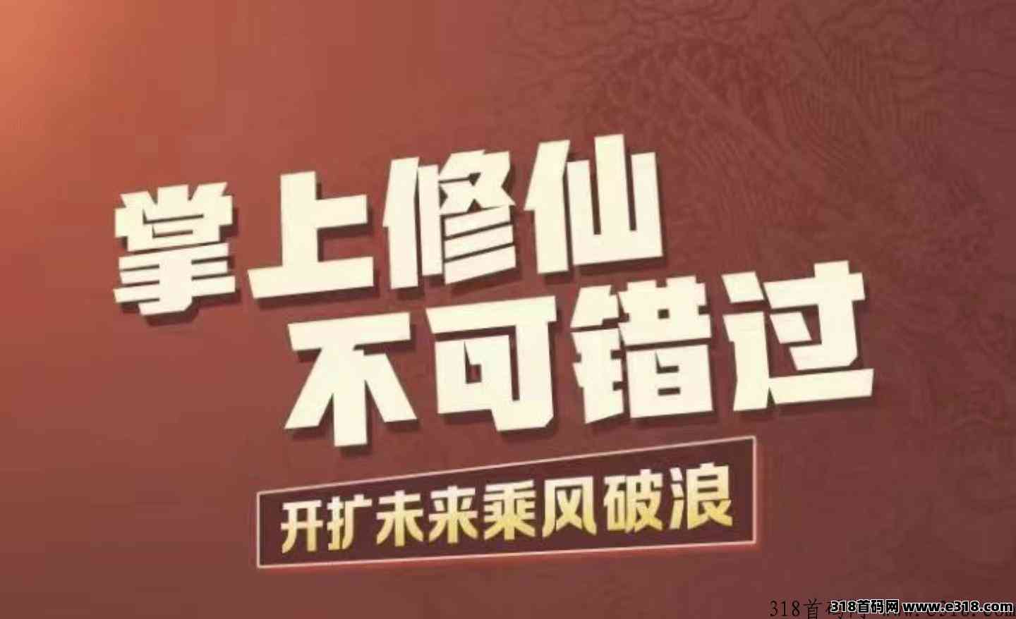 掌上修仙，对接团队扶持高官方对接