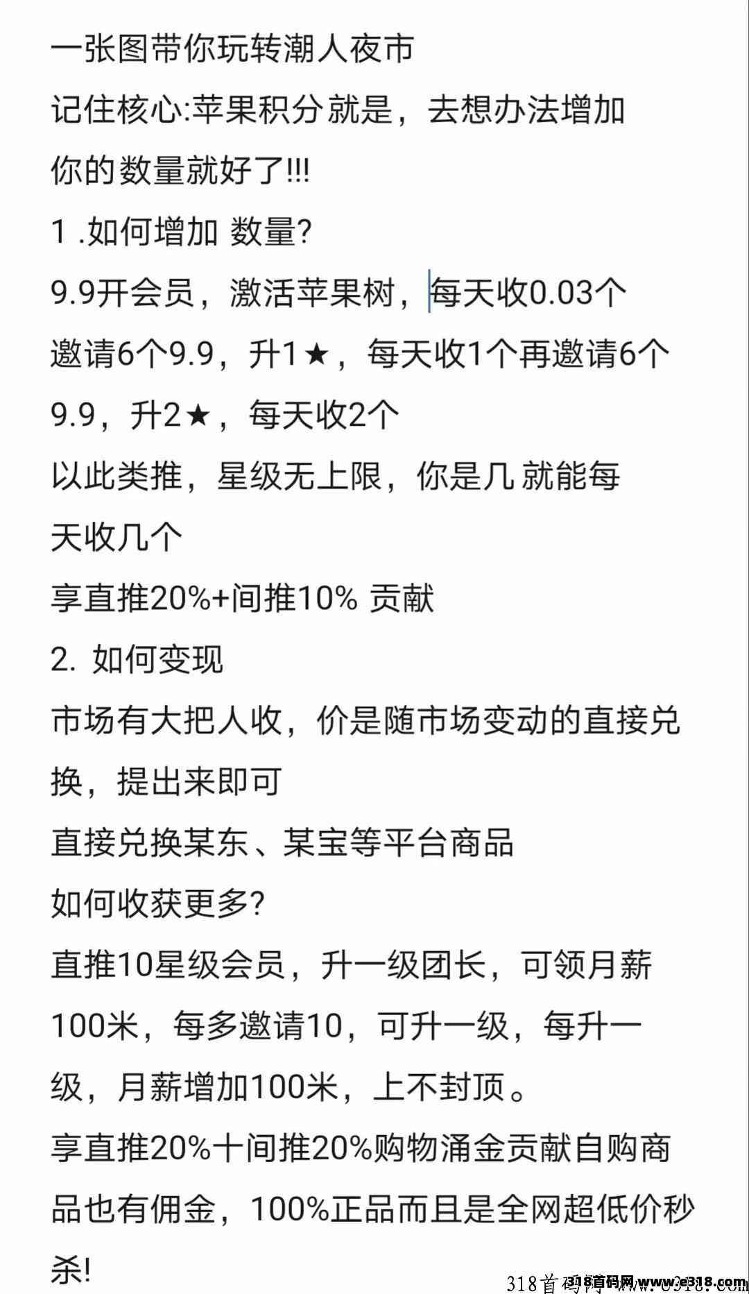 潮人夜市黑马项目，每天涨价