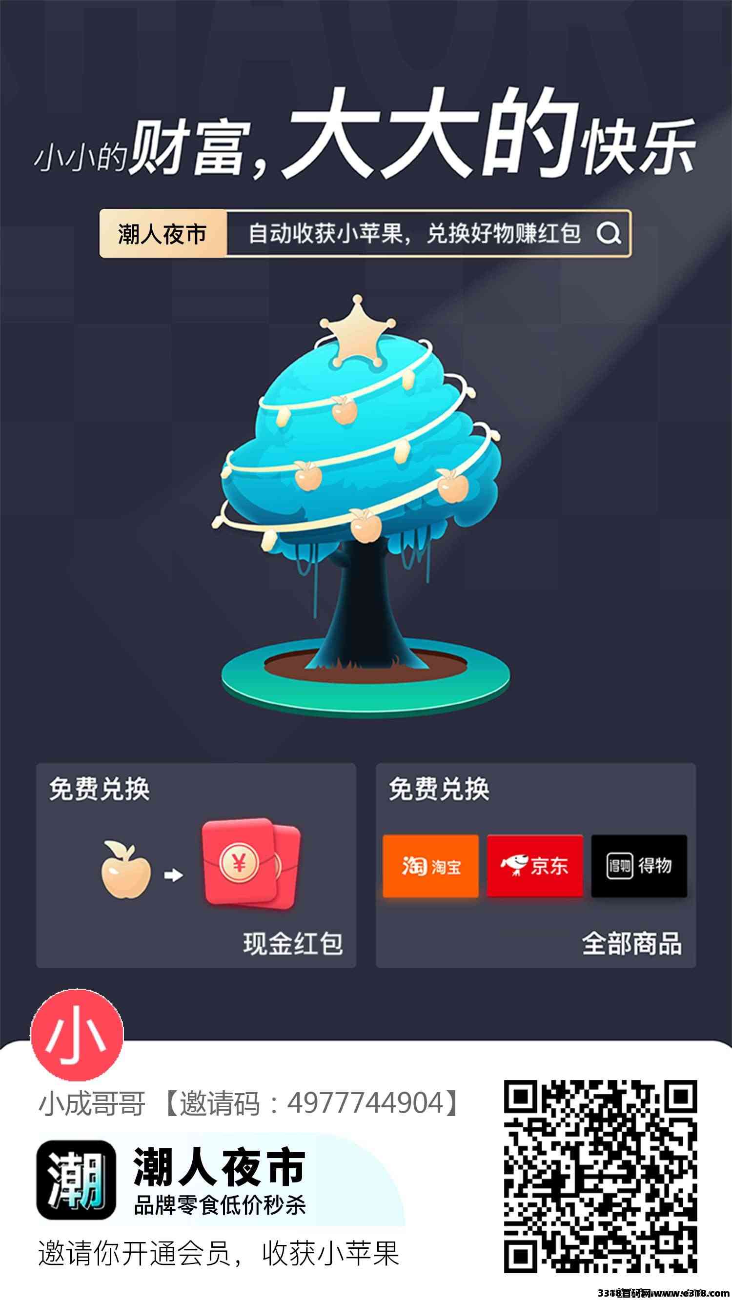 潮人夜市最稳神盘，每天分红