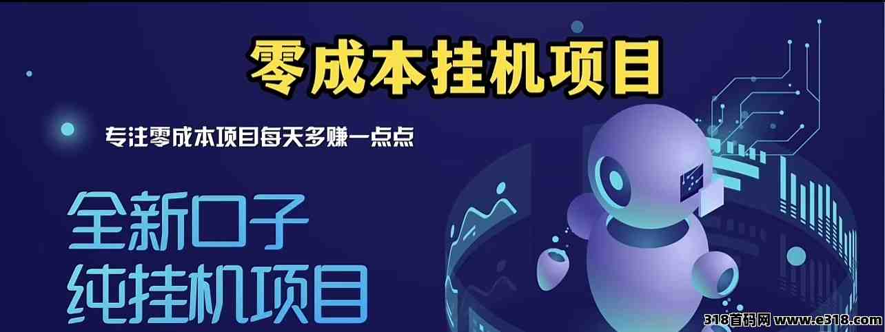 【首码玩闹】0投入手机挂机自动看广告赚钱