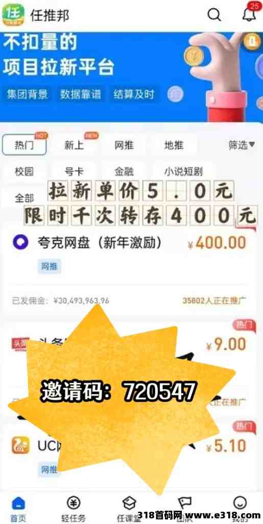 揭秘任推邦网盘项目背后的赚钱逻辑，让你轻松成为推广达人！