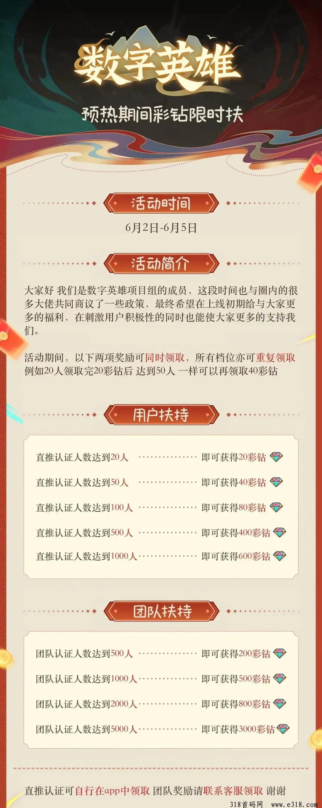 数字英雄，即将公测，全网顶级待遇