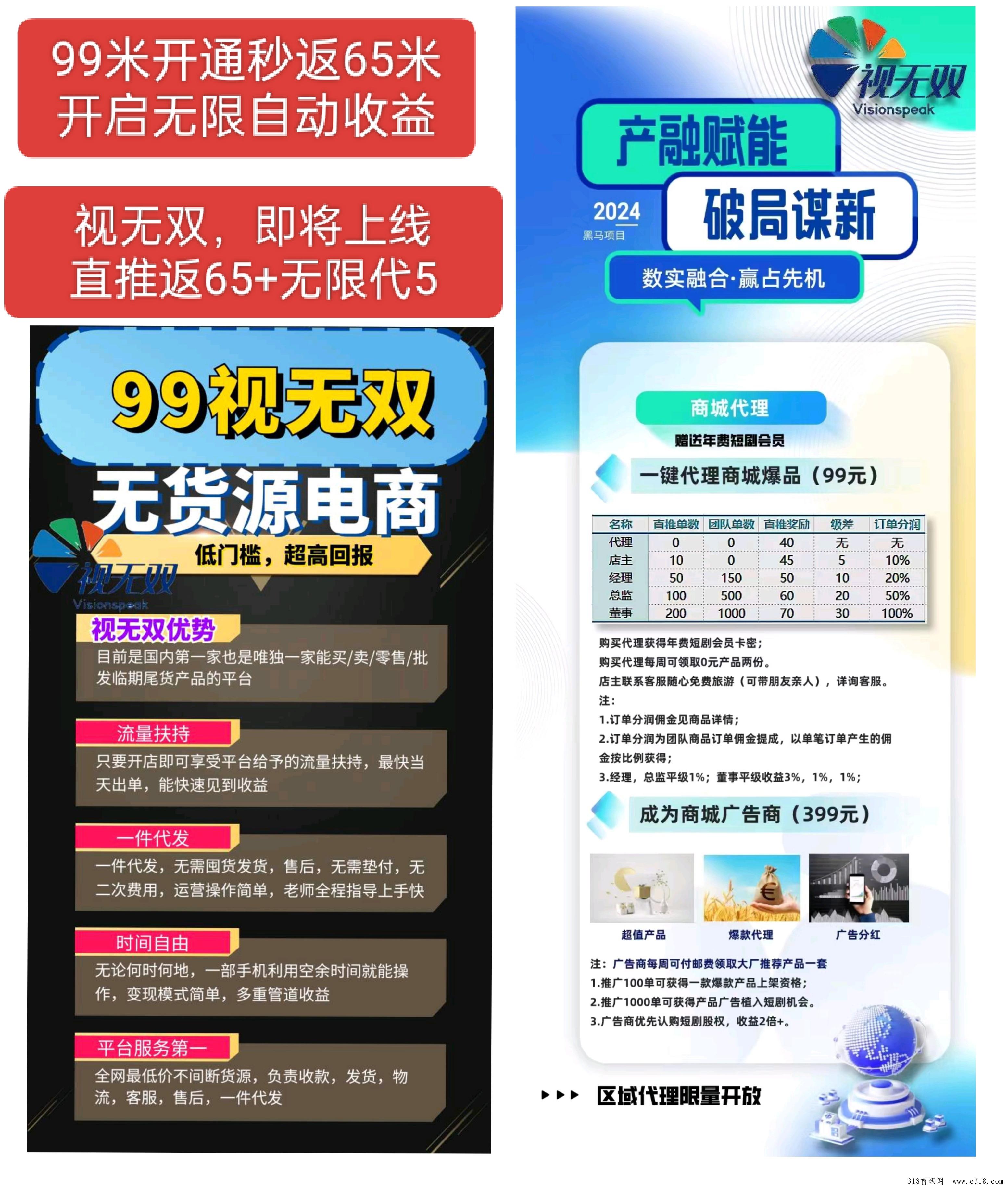 视无双，首码刚出待遇拉满