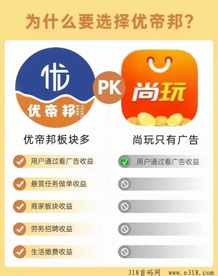 优帝邦最强广告零撸任务，团队扶持首码震撼对接
