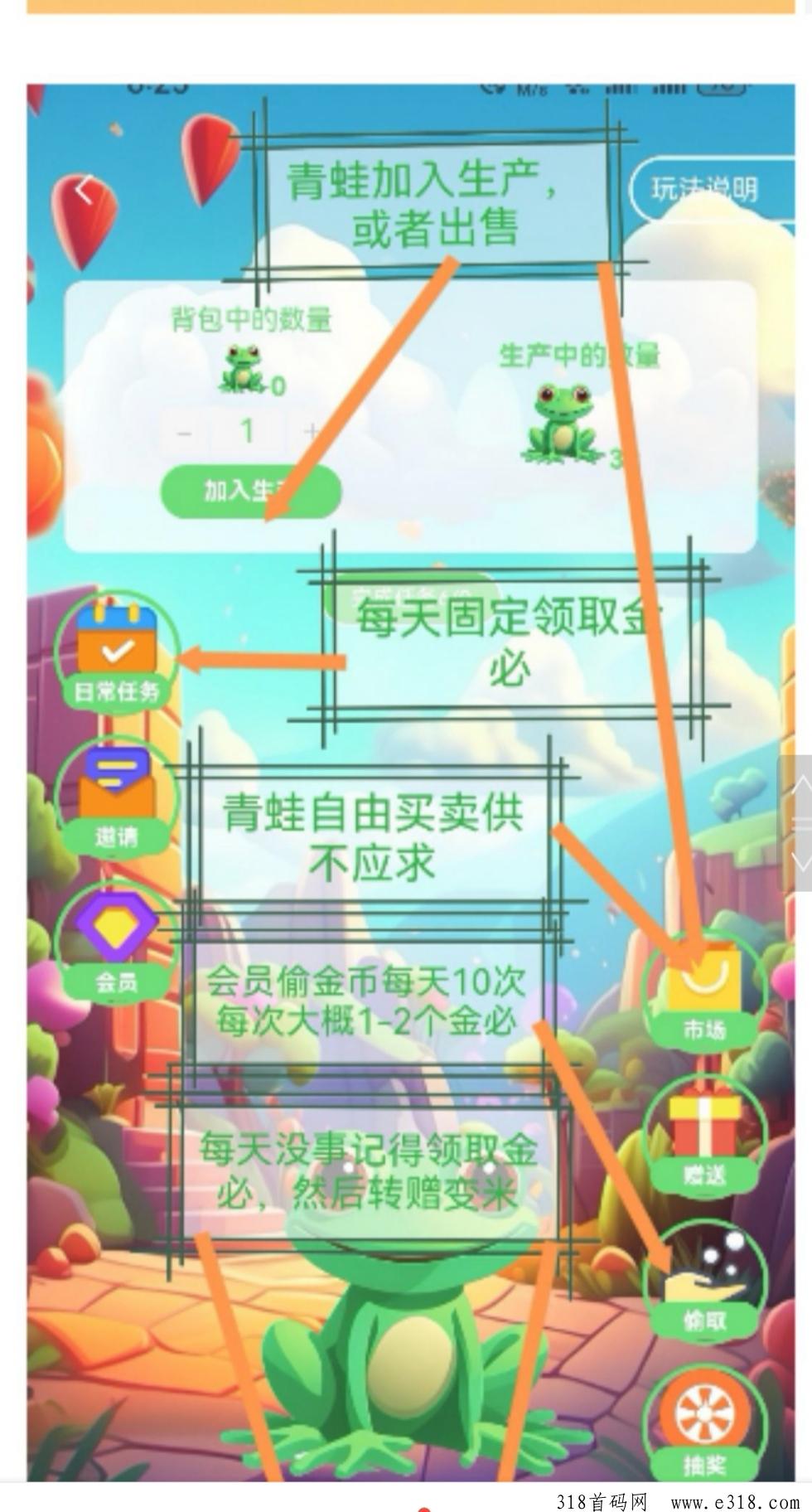 有蛙生活，新零撸项目