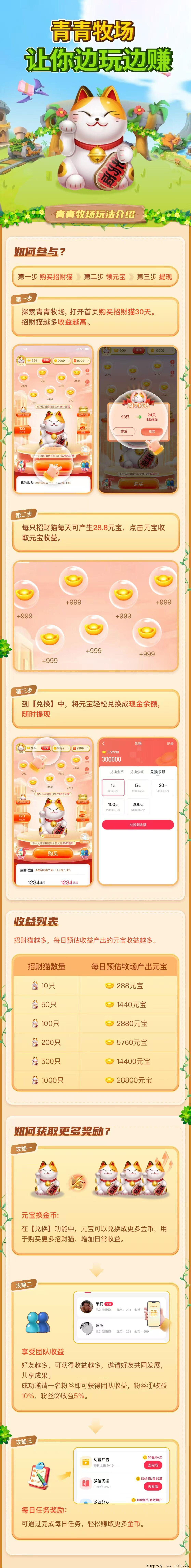 青青牧场，免费注册送30000金币