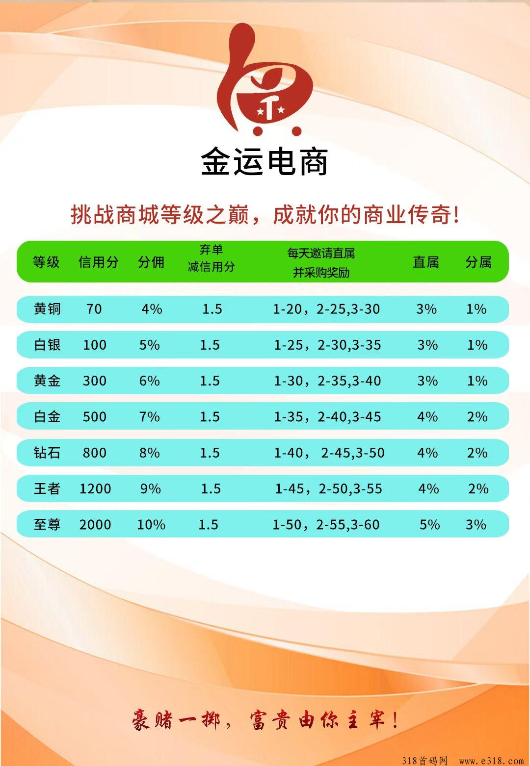 金运商城，无货源电商