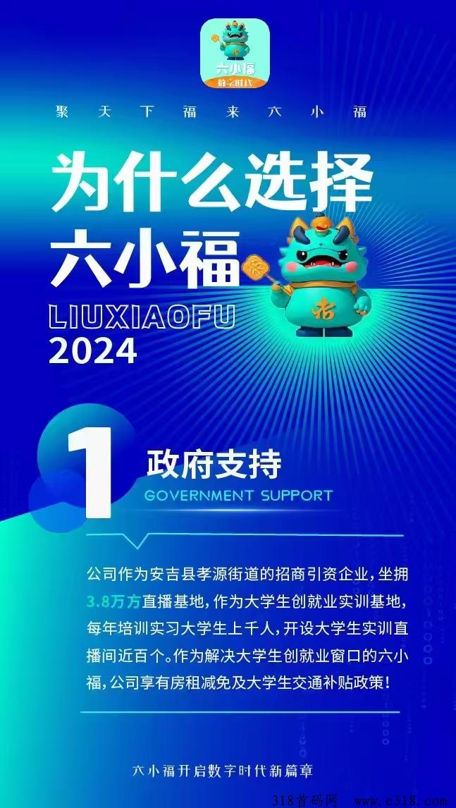 热点首码项目六小福，招募团队长合伙人