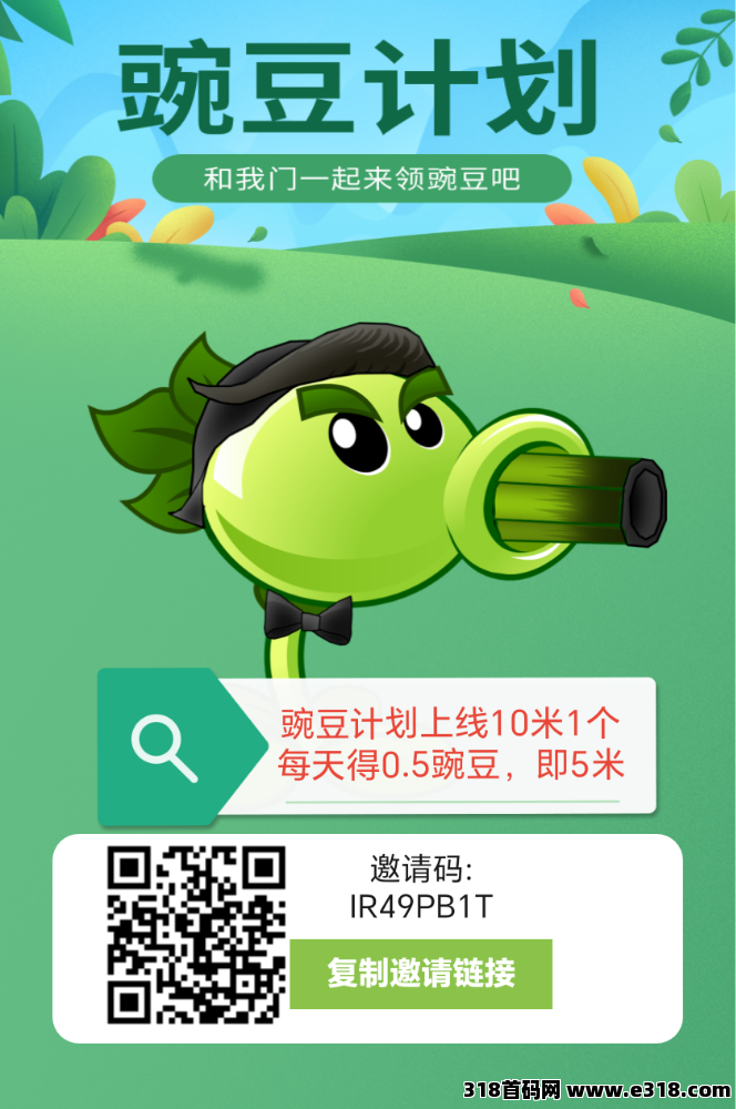 豌豆计划首码刚刚上线