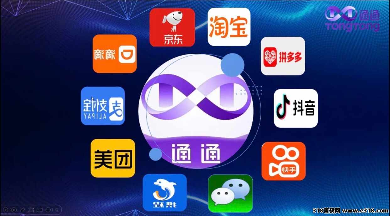 2025年跨年王炸项目【通通】创新盈利模式！永久拿分红