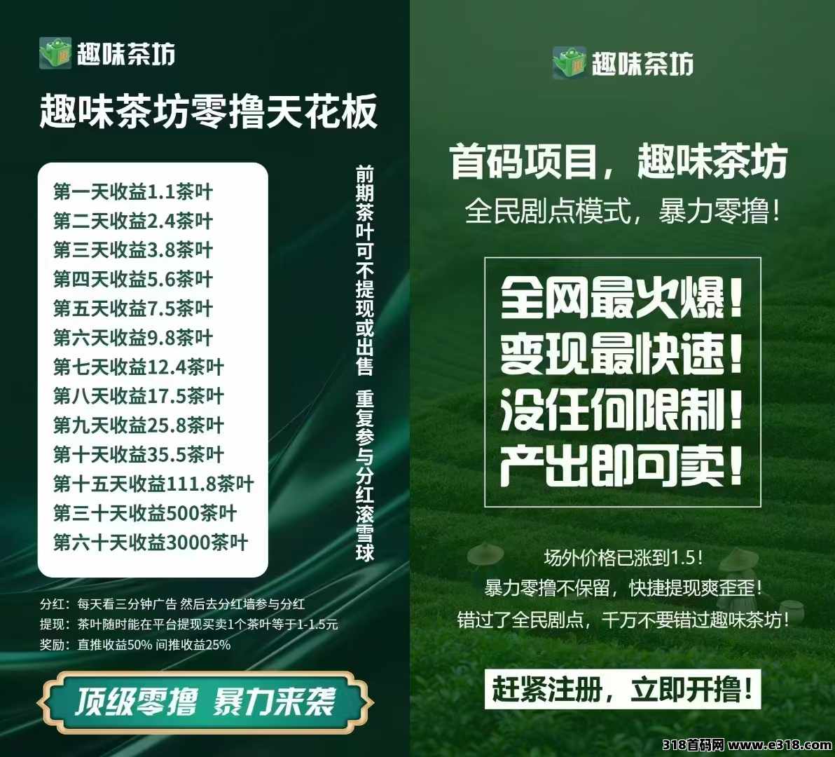 趣味茶坊最高待遇拉满