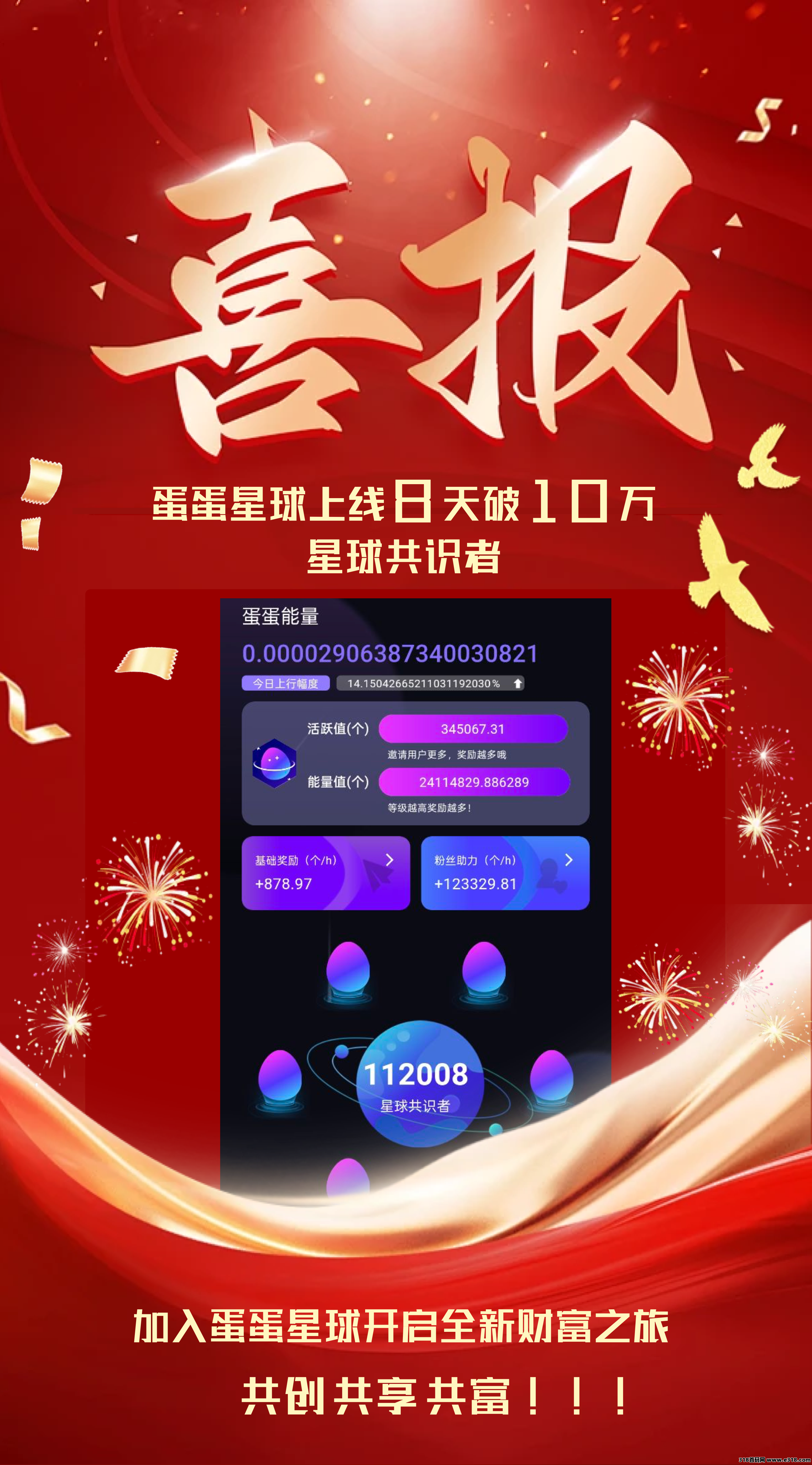 首码蛋蛋星球，超强0撸明星代言，价值无限