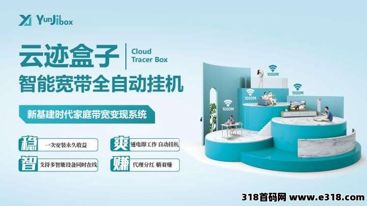 【云迹盒子】全网一条线滑落出局模式，对接各大团队