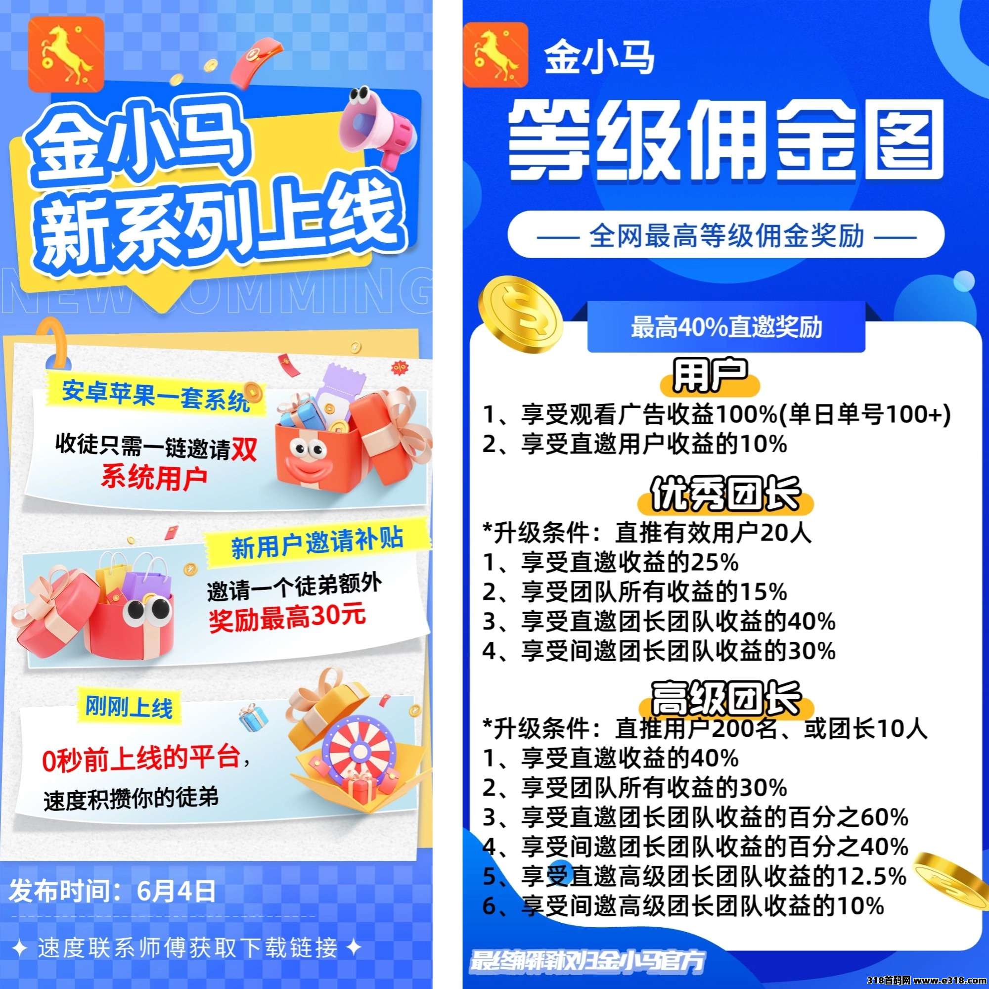 金小马，广告神盘问世，首码预热啦