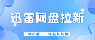 蜂小推，迅雷网盘拉新平台如何选？3个维度精准匹配目标用户