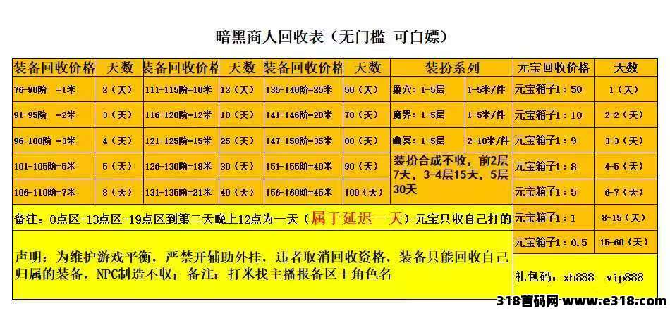 暗黑专属打金版本，可以当副业，休闲搬砖
