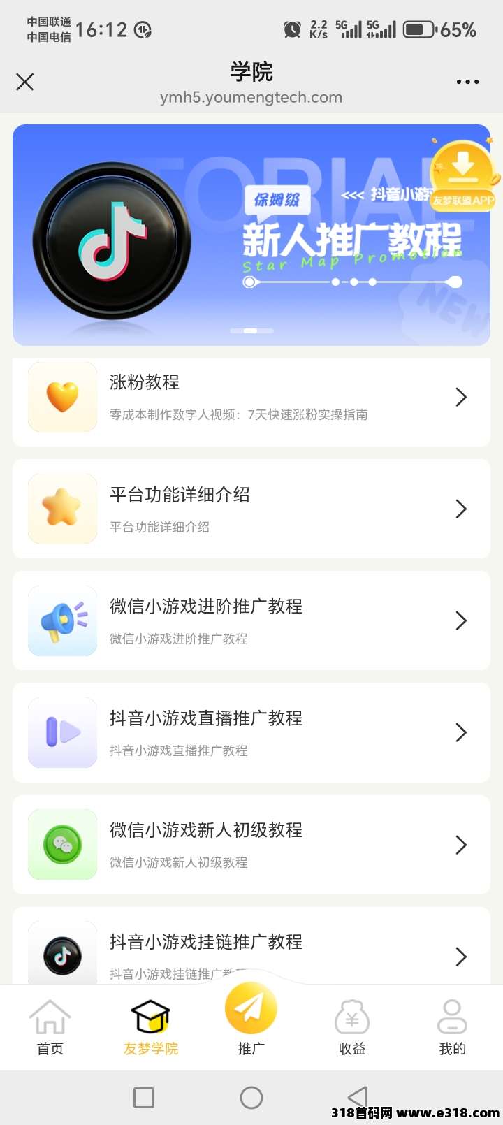 友梦联盟【项目天花板】