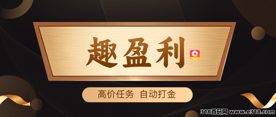 【趣盈利】绿色玩法，高价任务+自动打金，收益长期稳定