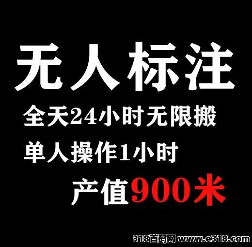 一天轻松搞200~500，免费带，有手机就能做，无人售货机标注项目！