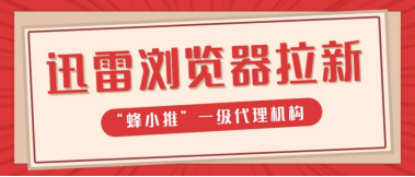 蜂小推，私域裂变技巧，迅雷浏览器拉新实现低成本爆量