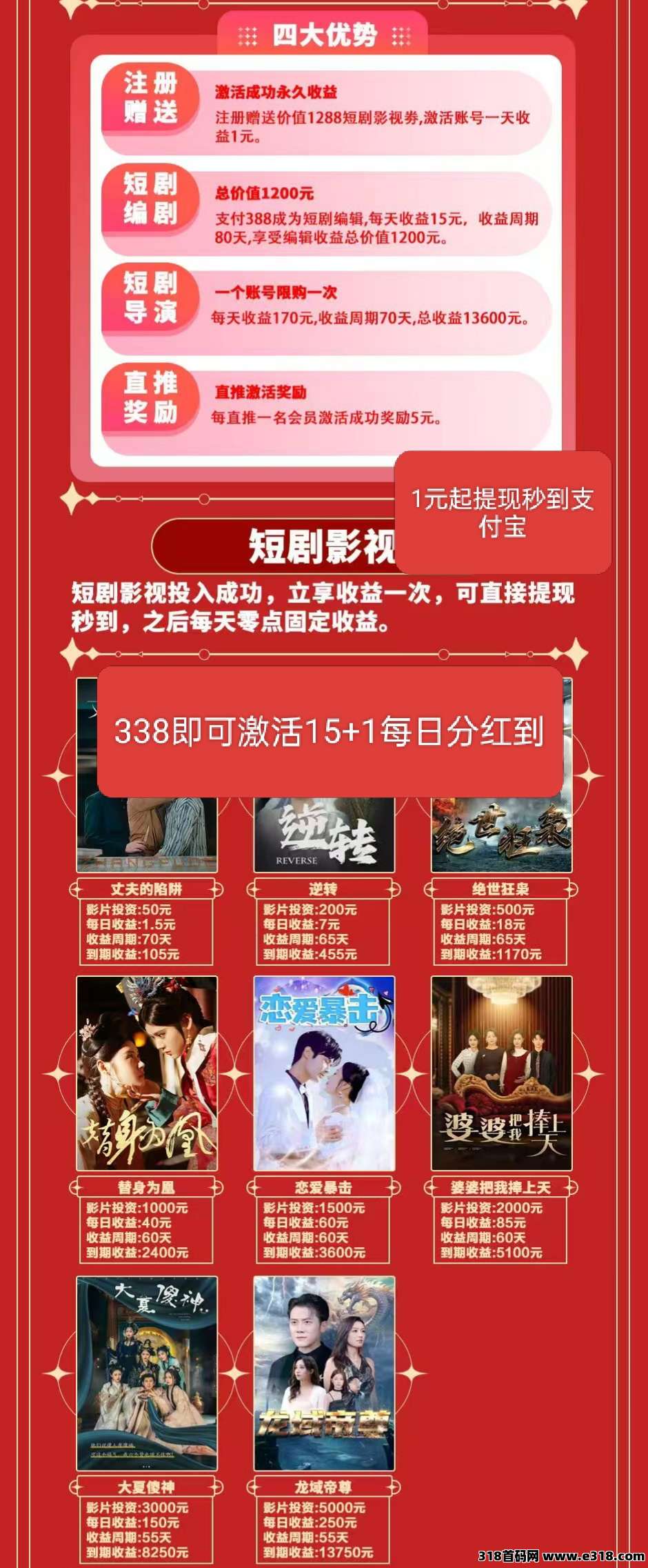 河马短剧不一样的新项目，绝对经验